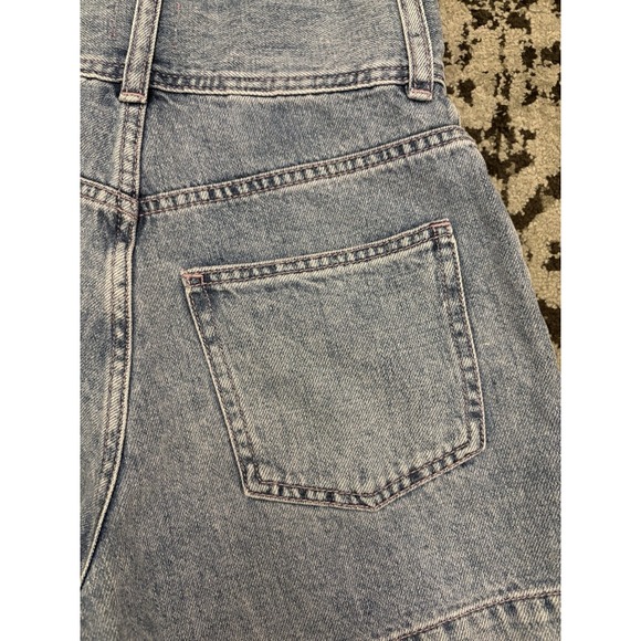 Urban Outfitters BDG White Washed High Rise Short Shorts Size 24 - Picture 12 of 12
